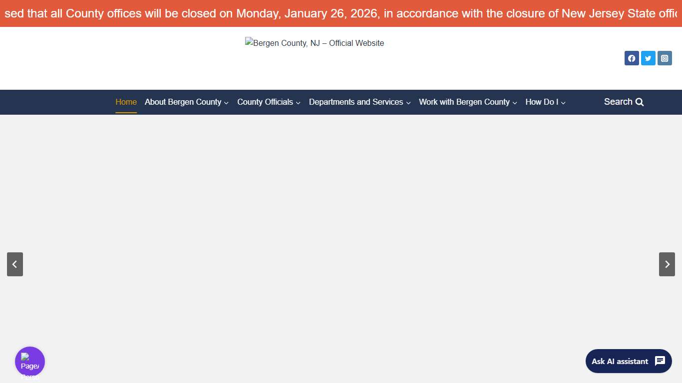 Bergen County, NJ – Official Website